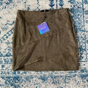 Misguided Suede Skirt